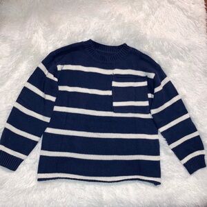 10/$13 NWOT navy/white sweaters 5T